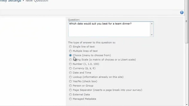 Add Questions To Your Survey Here
