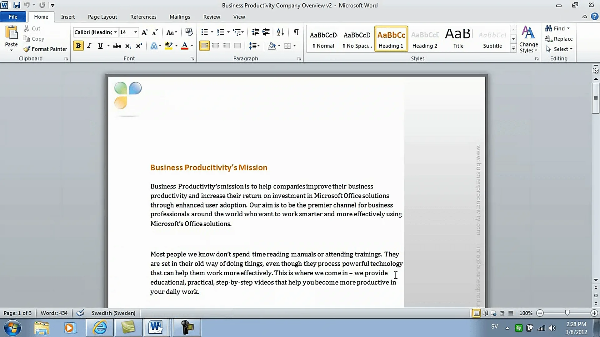 Create an Advanced Design for Online Correspondence