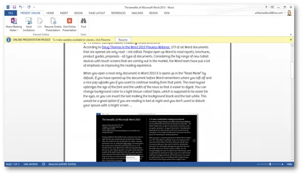 Edit while presenting