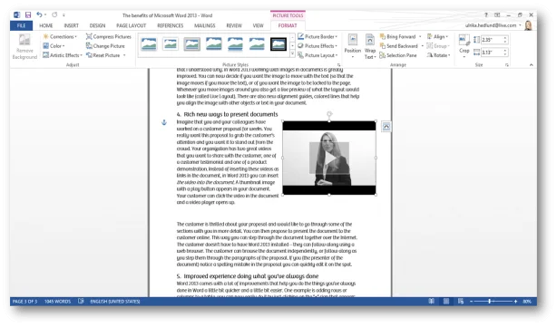 Video in document