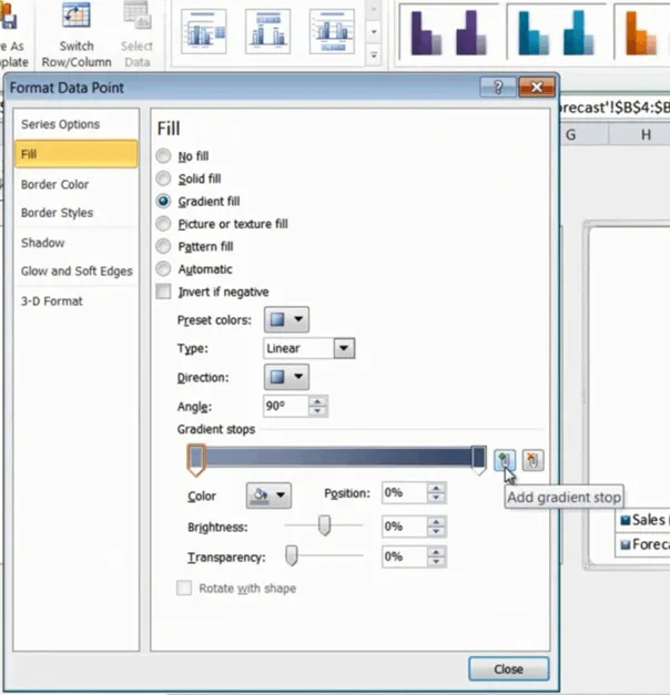 Change the color in your charts in Microsoft Excel 2010