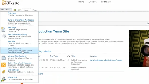 Import Spreadsheet to your SharePoint team site How to import a spreadsheet into SharePoint