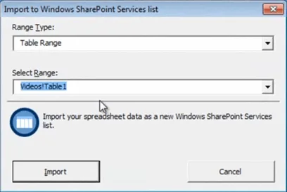 Import data in SharePoint How to import a spreadsheet into SharePoint