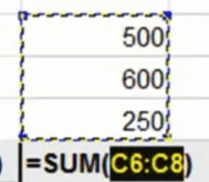 Speed up budgeting using simple formulas