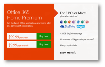  Office 365 Home Premium 