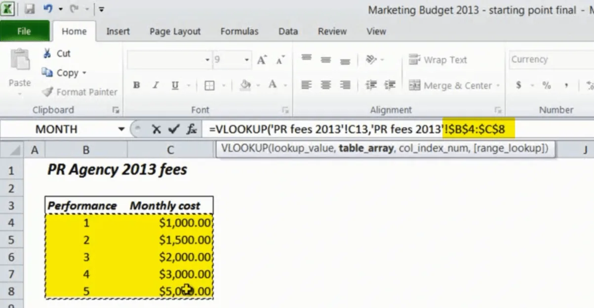 Fine-tune your spreadsheet using lookup formulas