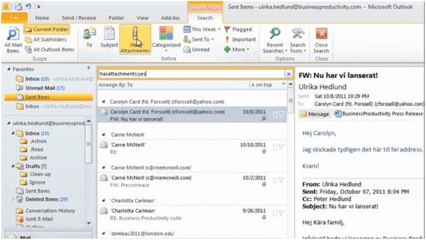 How to Search Outlook.com Email