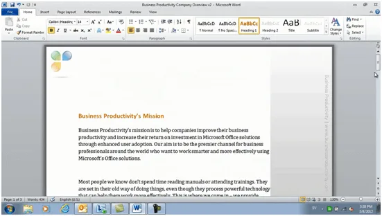 Design professional templates Professional document using Microsoft Word