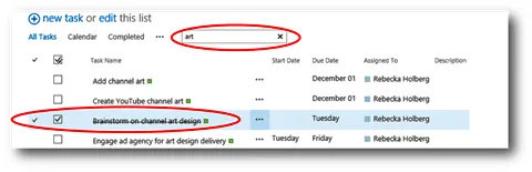 Benefits of the Task list in SharePoint 2013