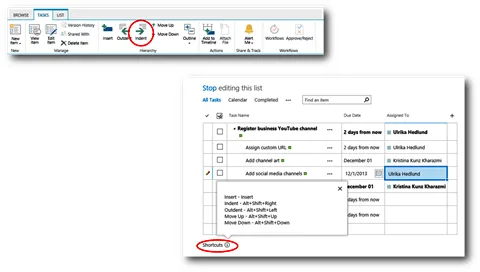 Benefits of the Task list in SharePoint 2013