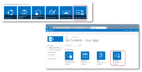 How to effectively use a Site Mailbox in SharePoint 2013