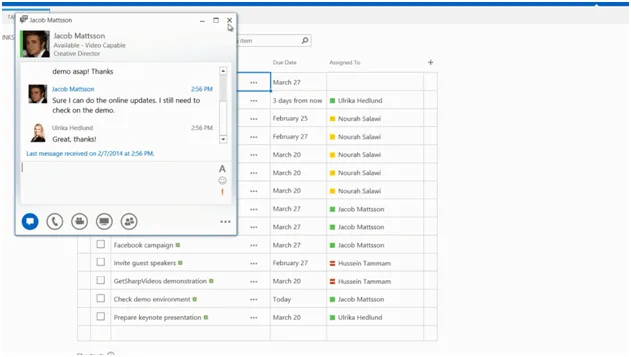 Stay on track with a shared task list in SharePoint 2013 