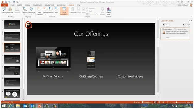 Collaborate on a presentation from anywhere using PowerPoint 2013