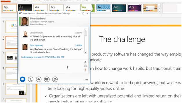 Collaborate on a presentation from anywhere using PowerPoint 2013