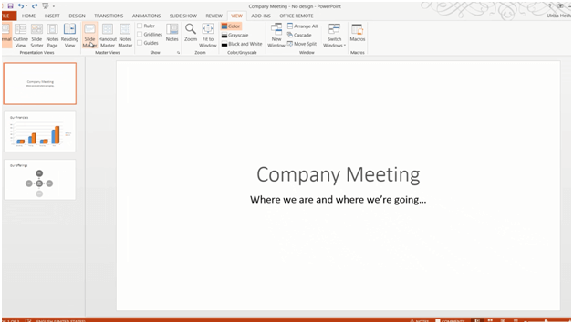 Design your own presentation theme in PowerPoint 2013 