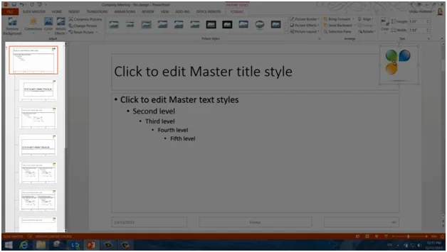 Design your own presentation theme in PowerPoint 2013 
