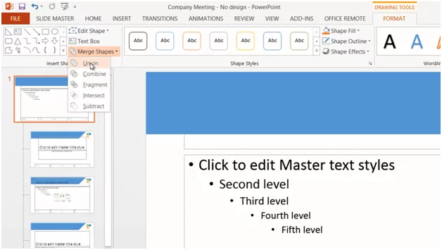 Design your own presentation theme in PowerPoint 2013 