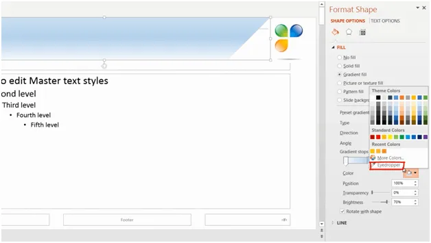 Design your own presentation theme in PowerPoint 2013 