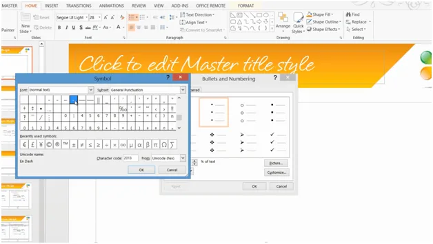 Design your own presentation theme in PowerPoint 2013 