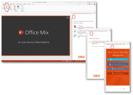 Create an online course in PowerPoint with Office Mix