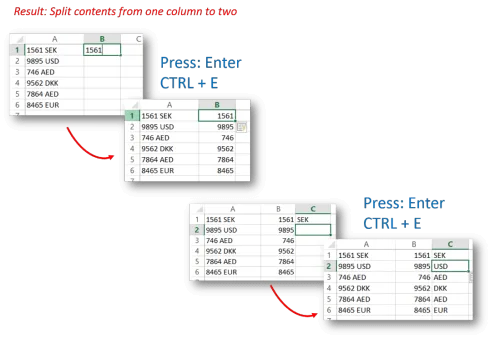 How to use Flash Fill in Excel 2013