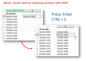 How to use Flash Fill in Excel 2013 