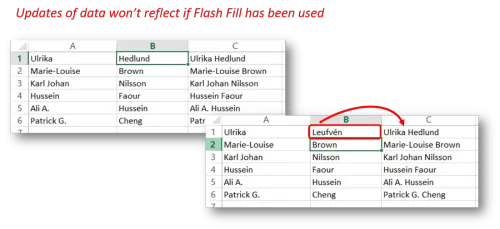 How to use Flash Fill in Excel 2013