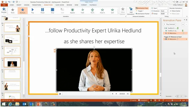 Use media to add life to your presentations in PowerPoint 2013 