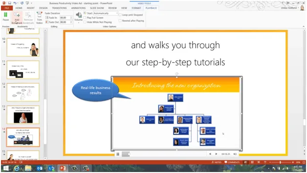 Use media to add life to your presentations in PowerPoint 2013 