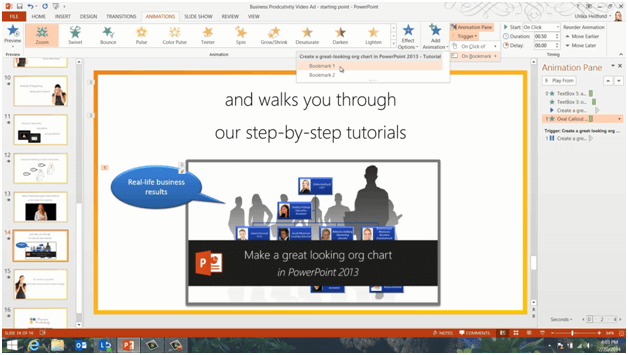 Use media to add life to your presentations in PowerPoint 2013 