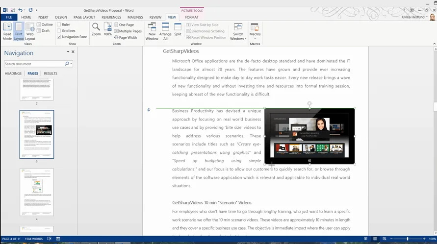Highlights of Word 2013