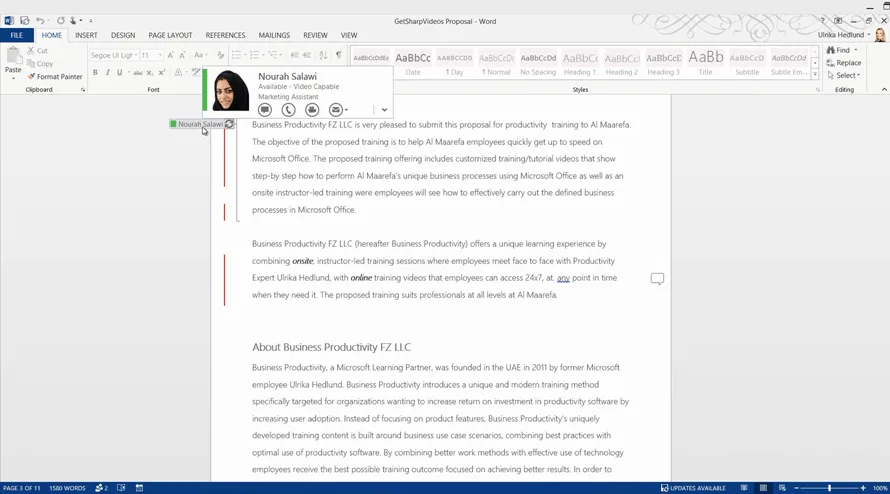 Highlights of Word 2013