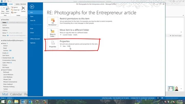 Enrich your email communication in Outlook 2013
