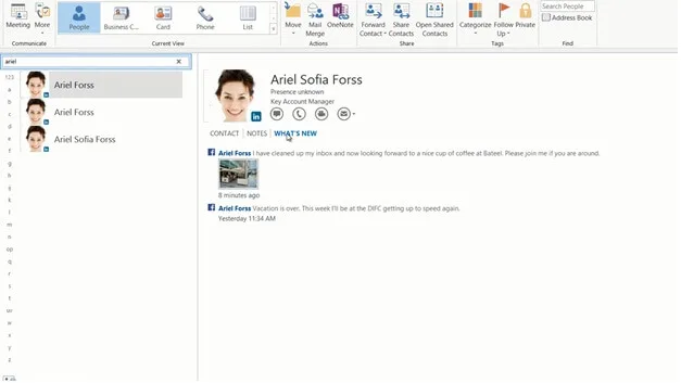 Keep your contacts up to date
