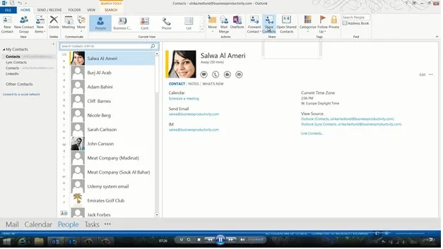 Keep your contacts up to date