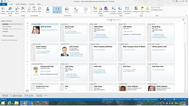Keep your contacts up to date