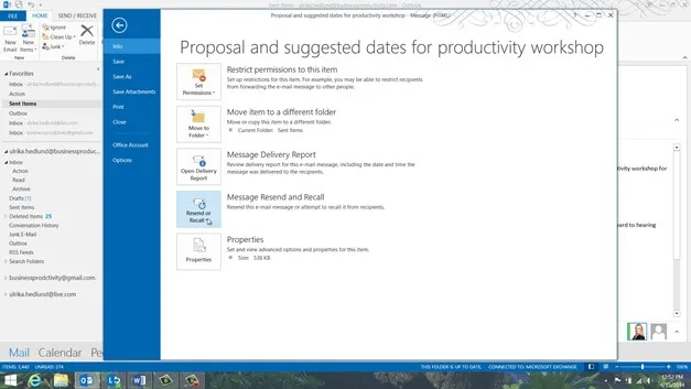 Communicate properly using email in Outlook 2013
