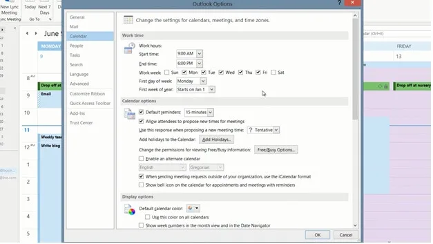 Effectively manage your calendar