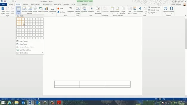 Create a professional letterhead template