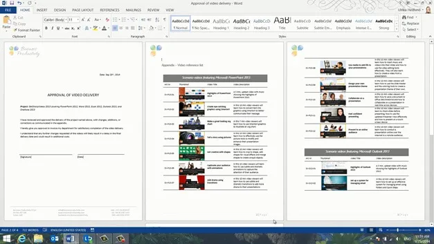 Create a professional letterhead template