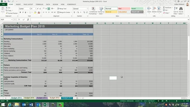 Easily navigate a spreadsheet