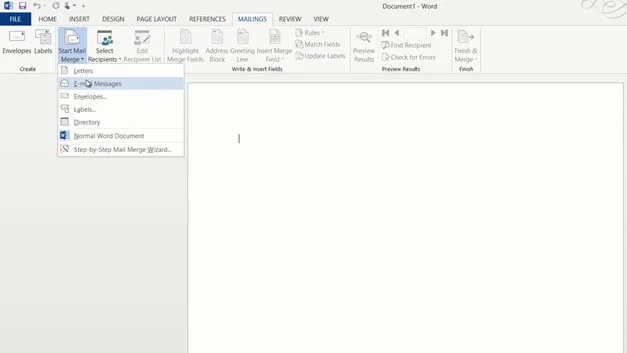Personalize email with Mail Merge