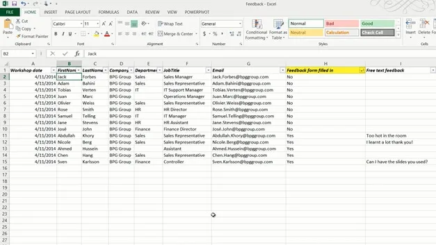 Personalize email with Mail Merge