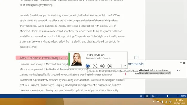 Review a document using Track Changes