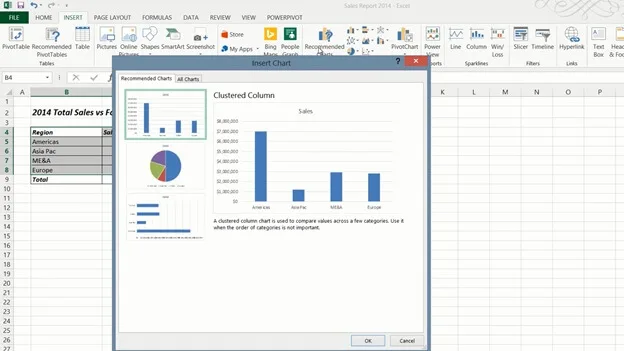 Visualize your data with charts