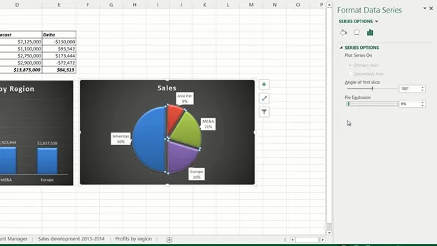 Visualize your data with charts