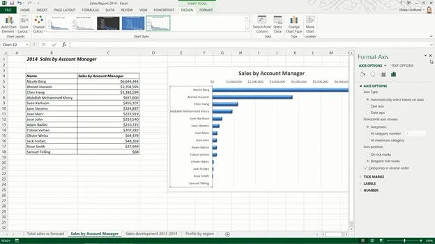 Visualize your data with charts