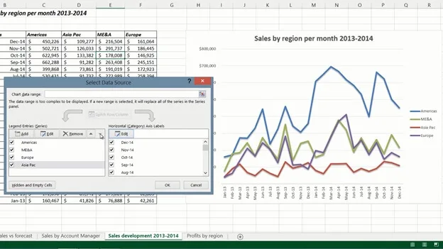 Visualize your data with charts