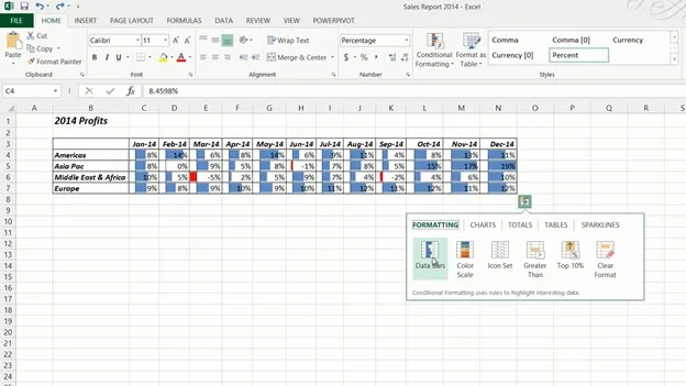 Visualize your data with charts