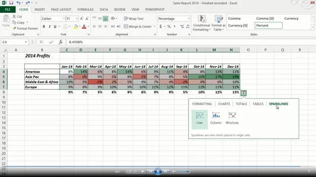 Visualize your data with charts